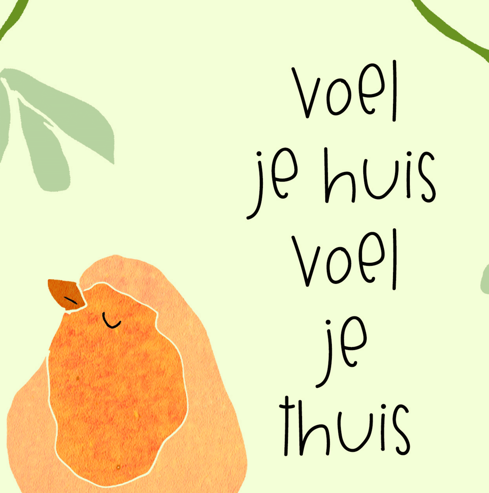 kaart thuis voelen