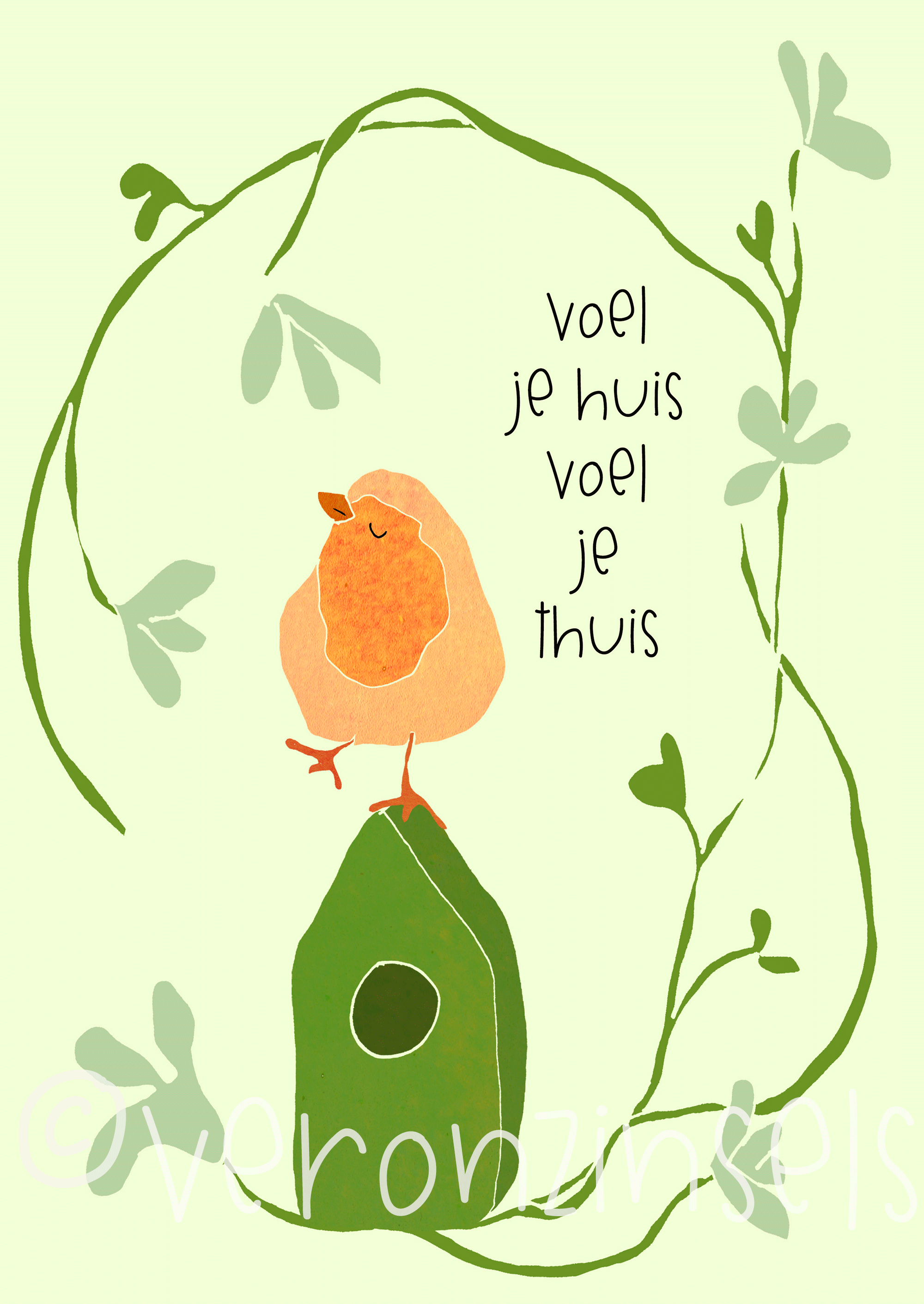 kaart thuis voelen