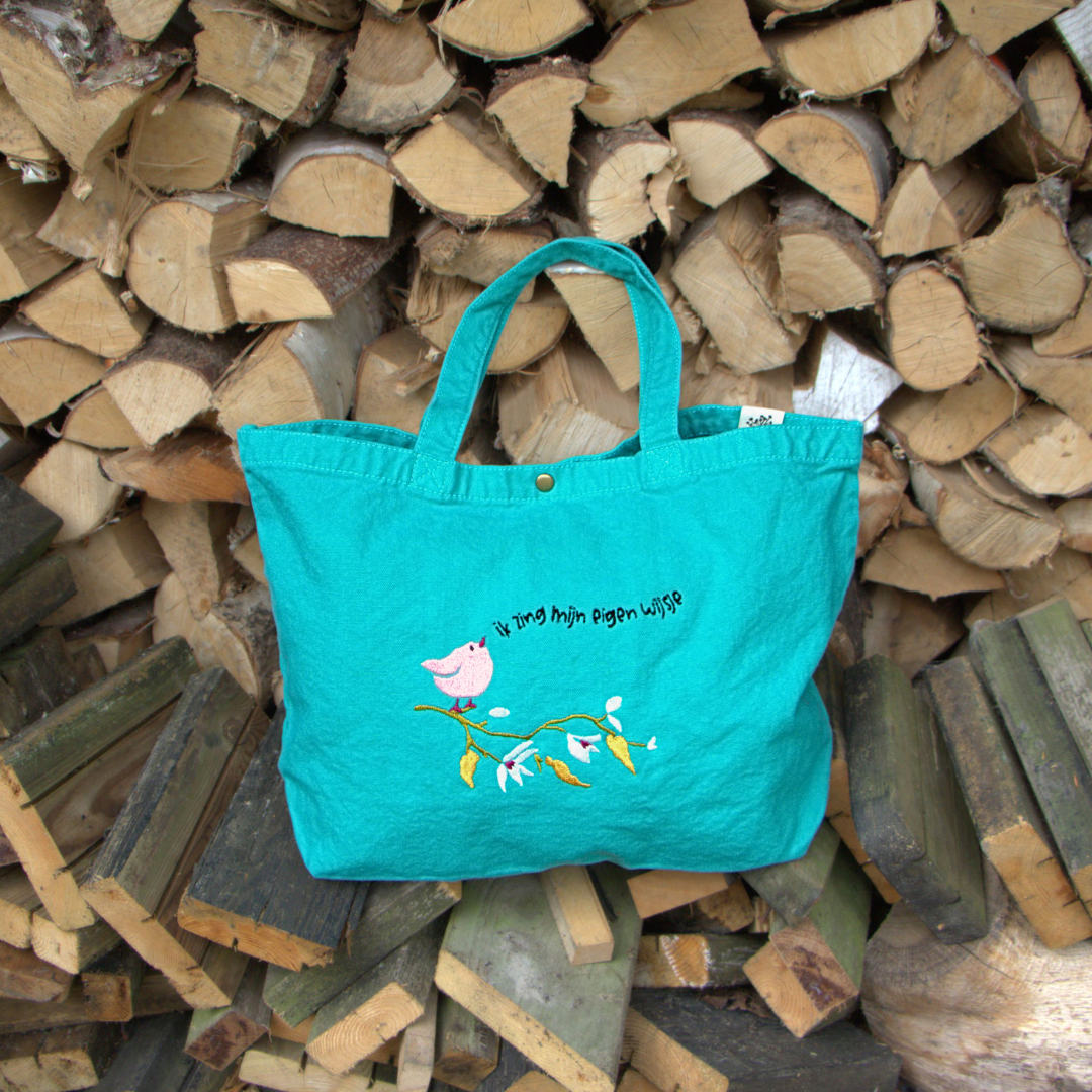 canvas tas eigenwijsje
