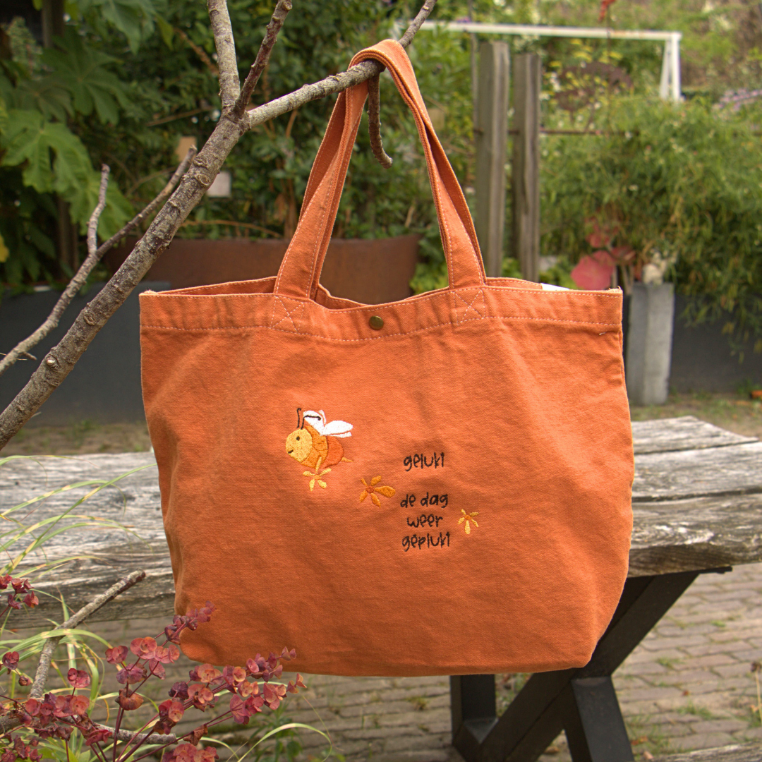 canvas tas gelukt