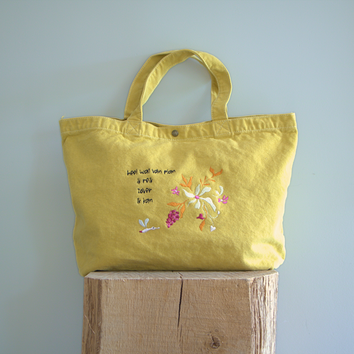 canvas tas heel wat van plan