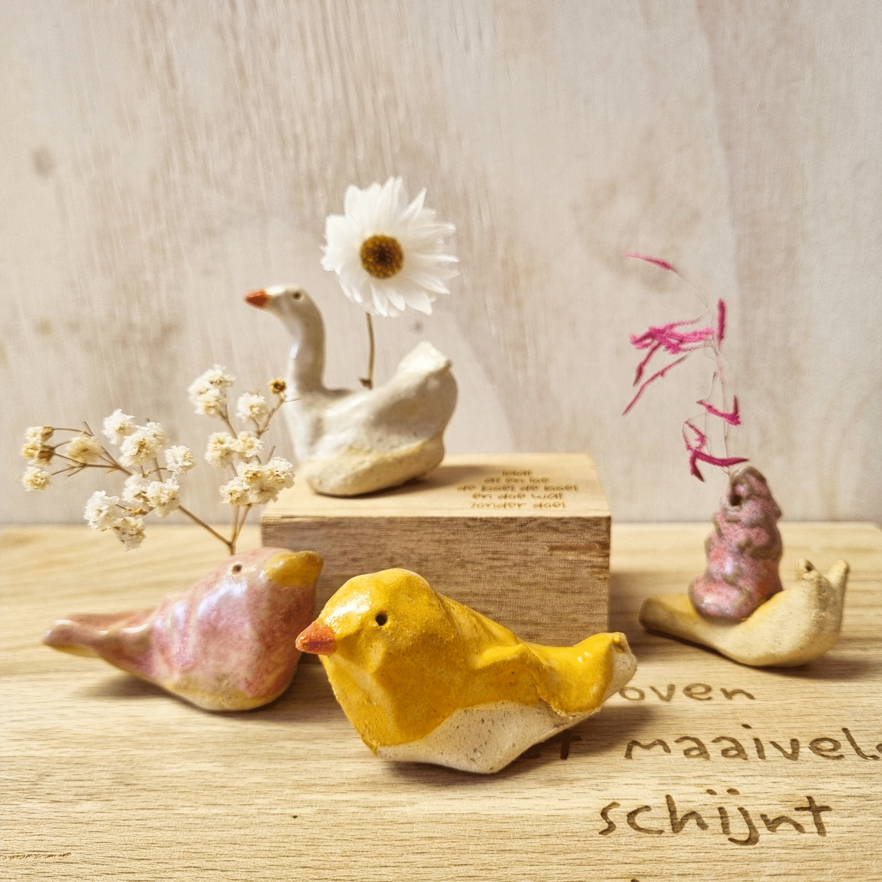 blok voor onder miniatureluurtje