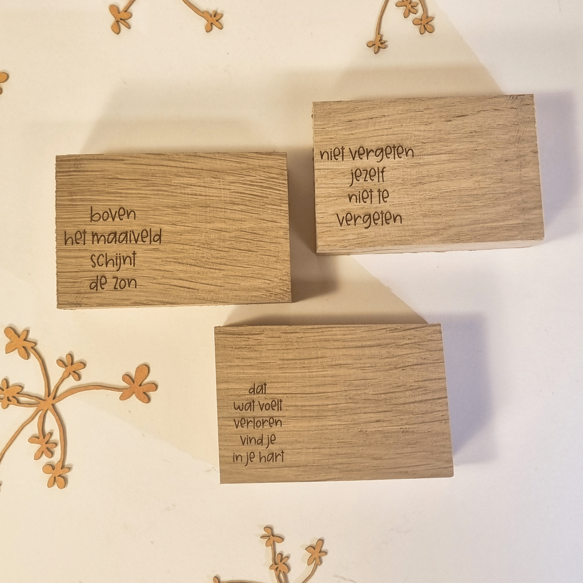 blok voor onder miniatureluurtje