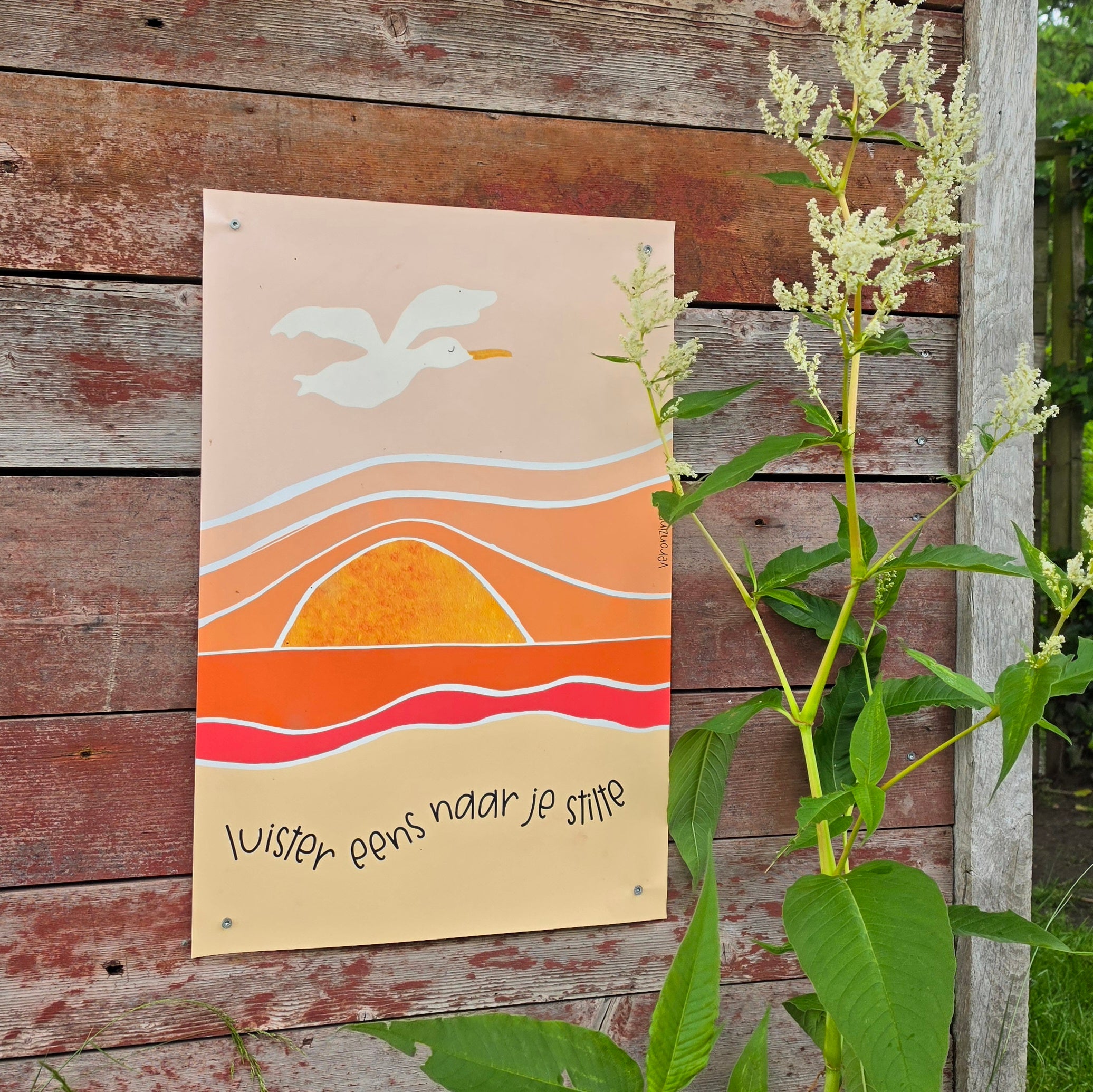 tuinposter vlieg