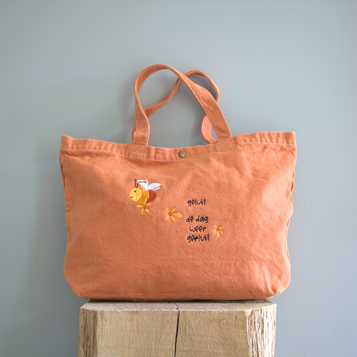 canvas tas gelukt