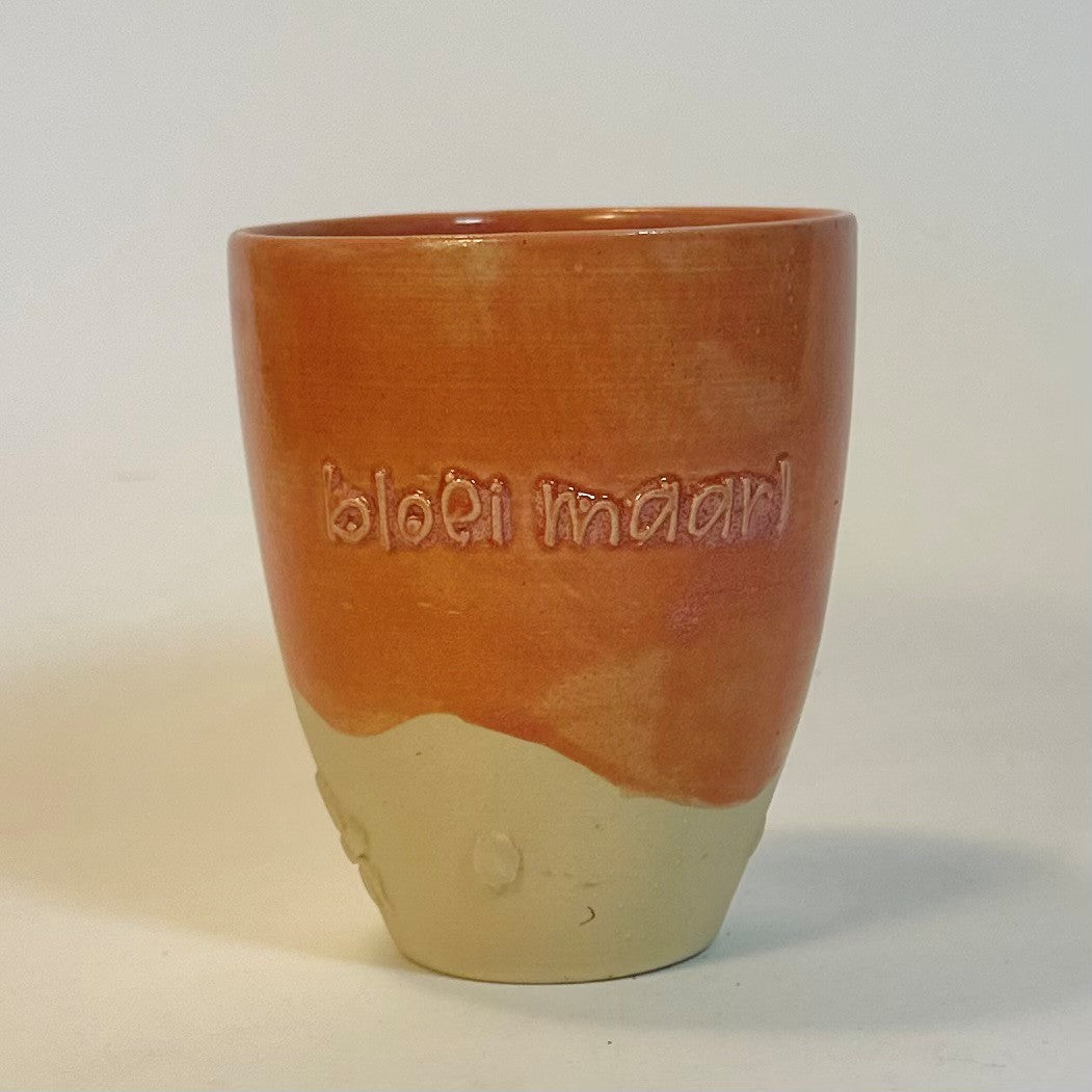 bloei maar mok oranje