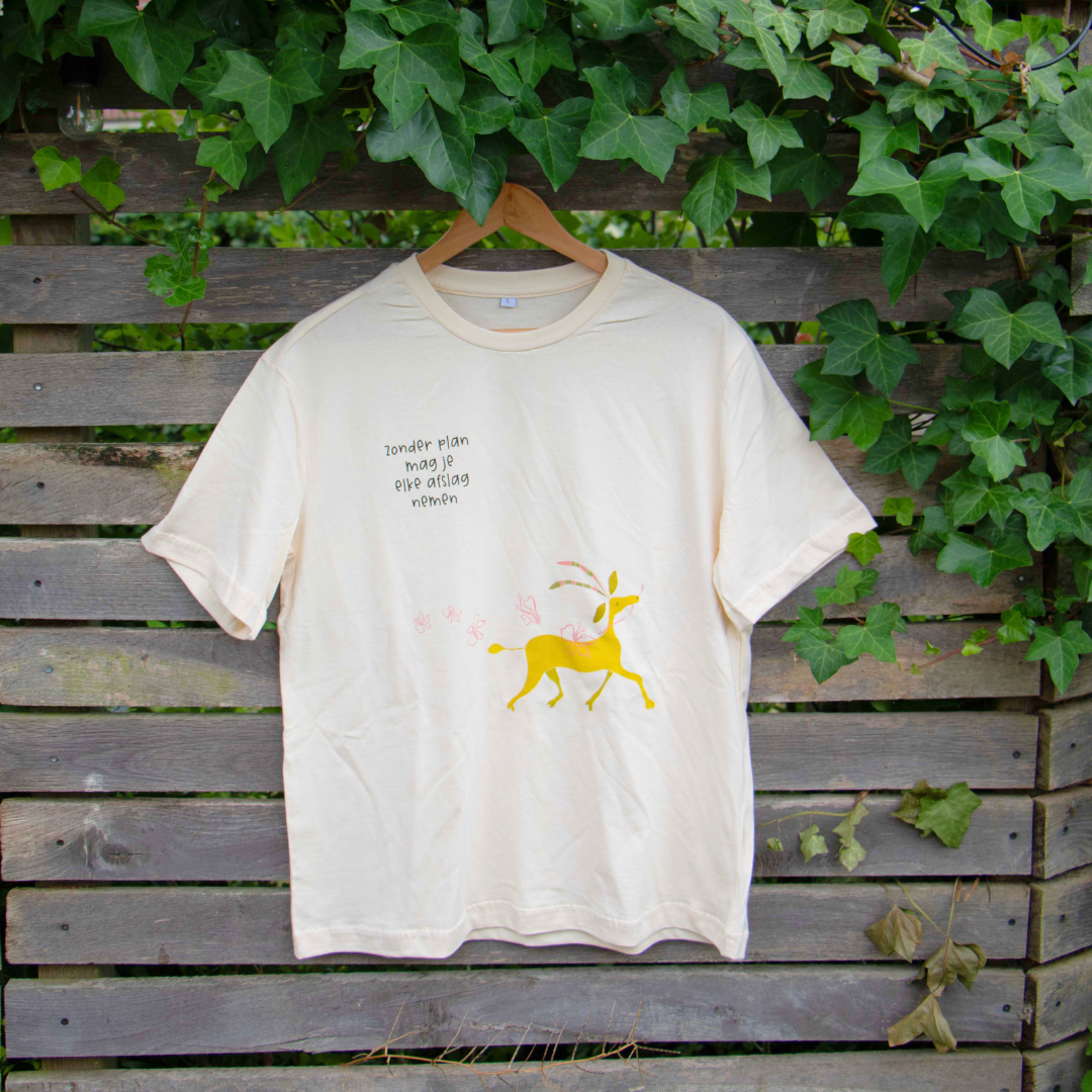 t-shirt zonder plan