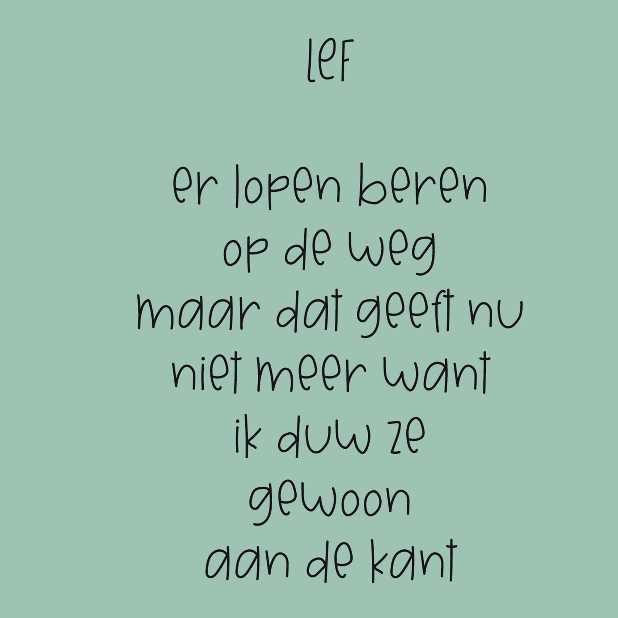 kaart lef