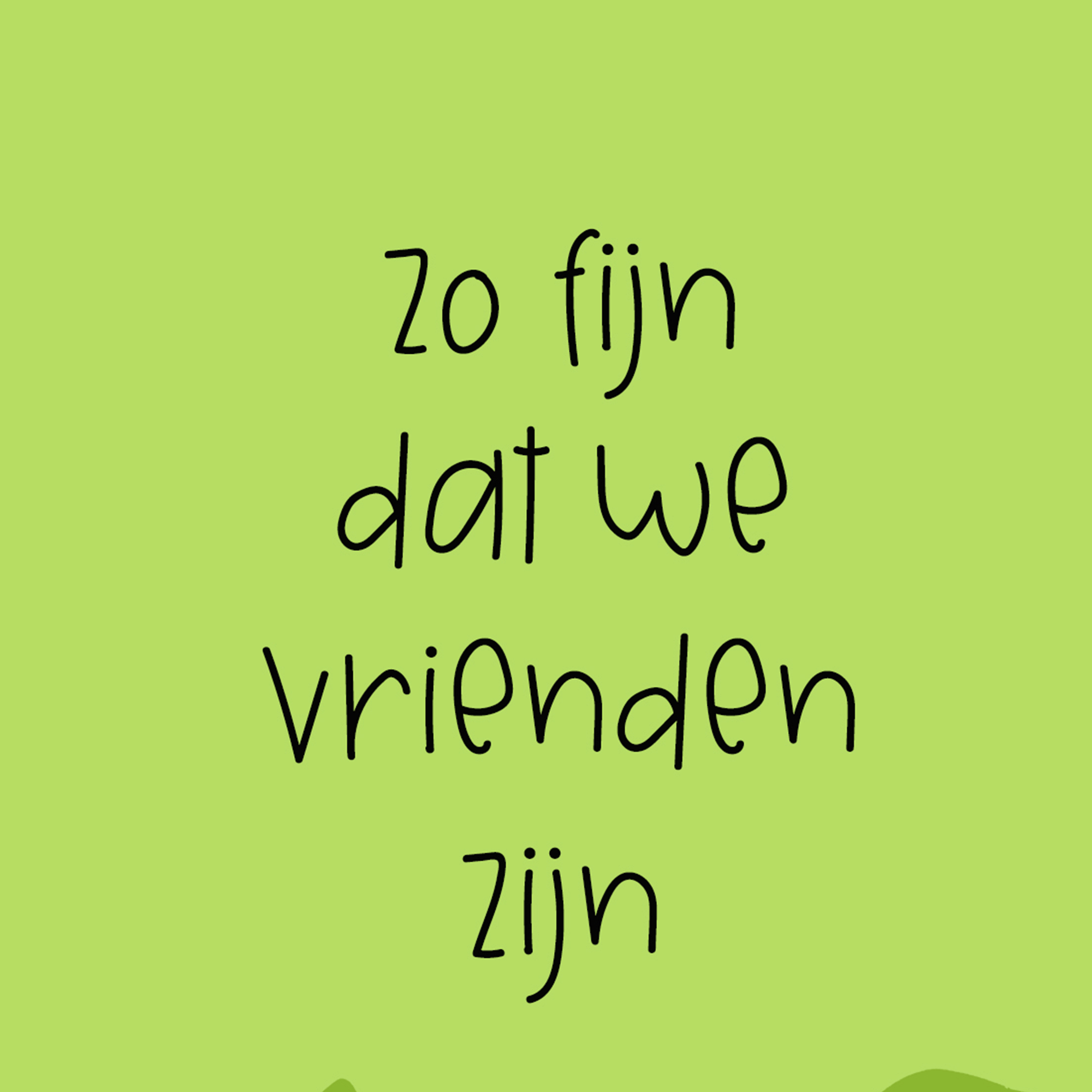 kaart vrienden