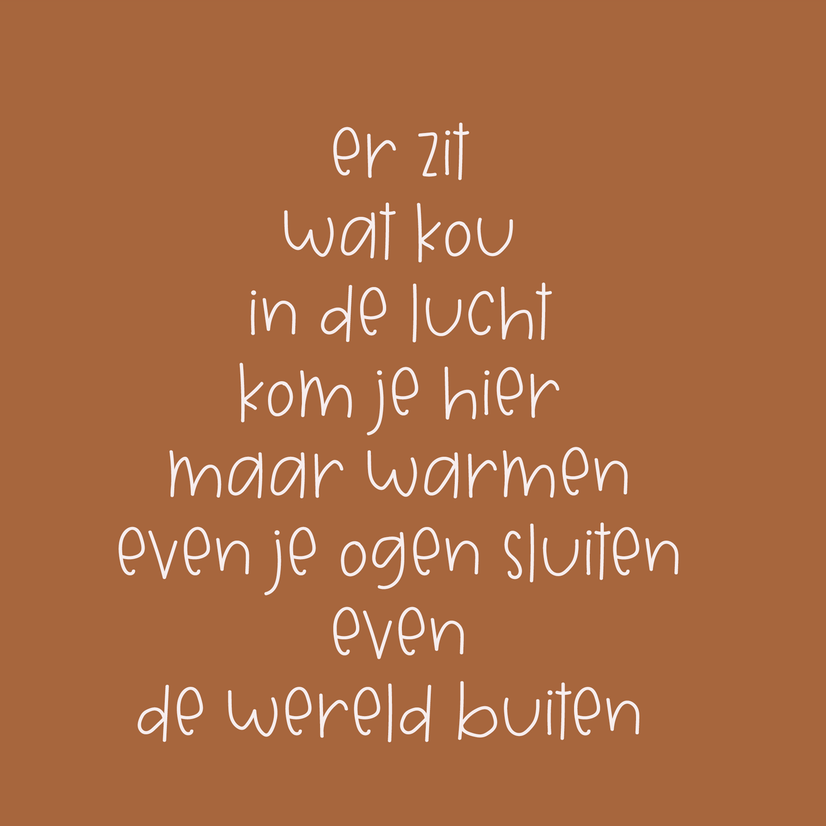 kaart kou in de lucht
