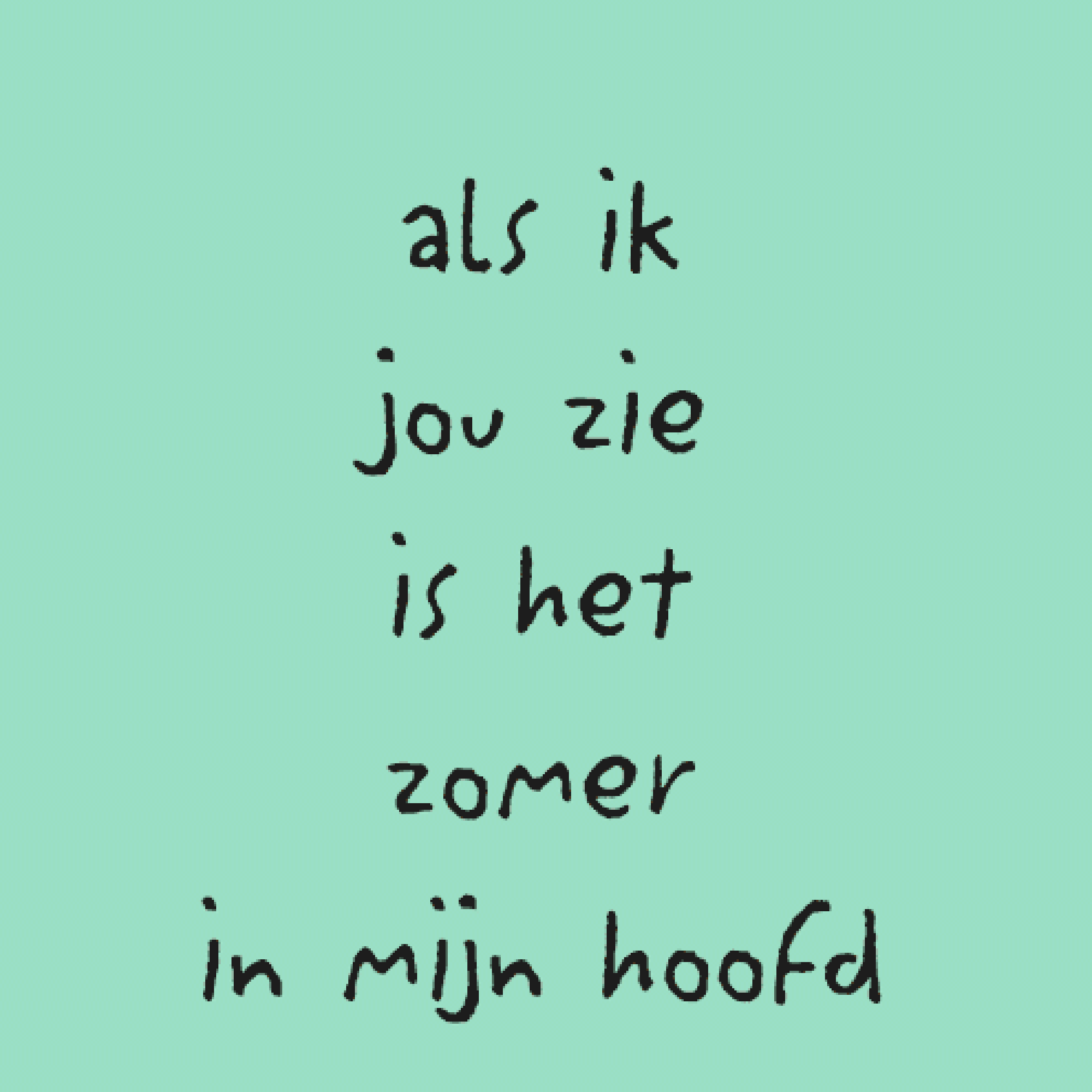 kaart zomer