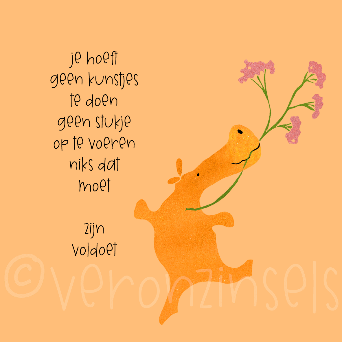 blok aan je muur zijn