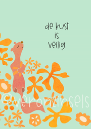 kaart de kust