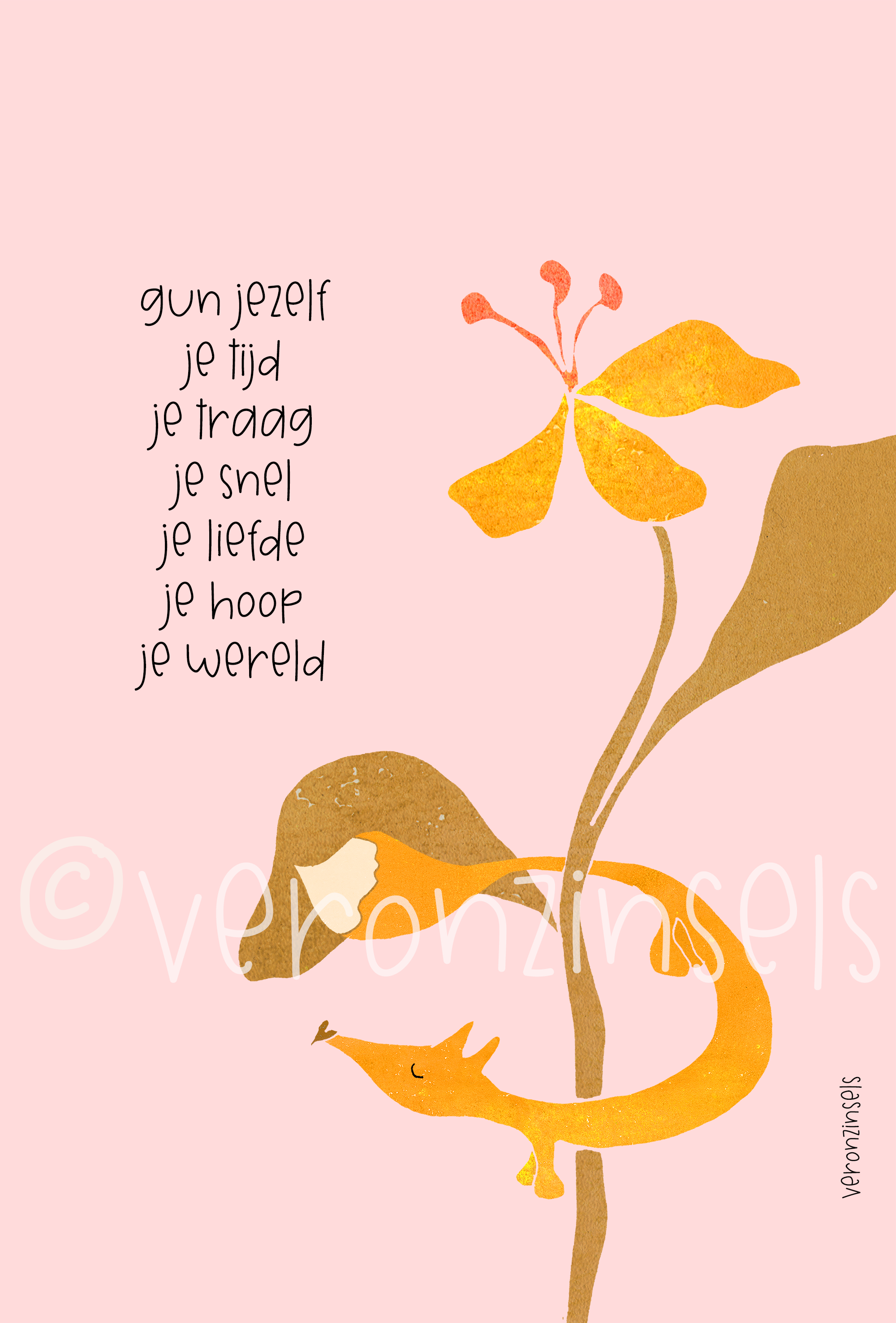 tuinposter gun jezelf