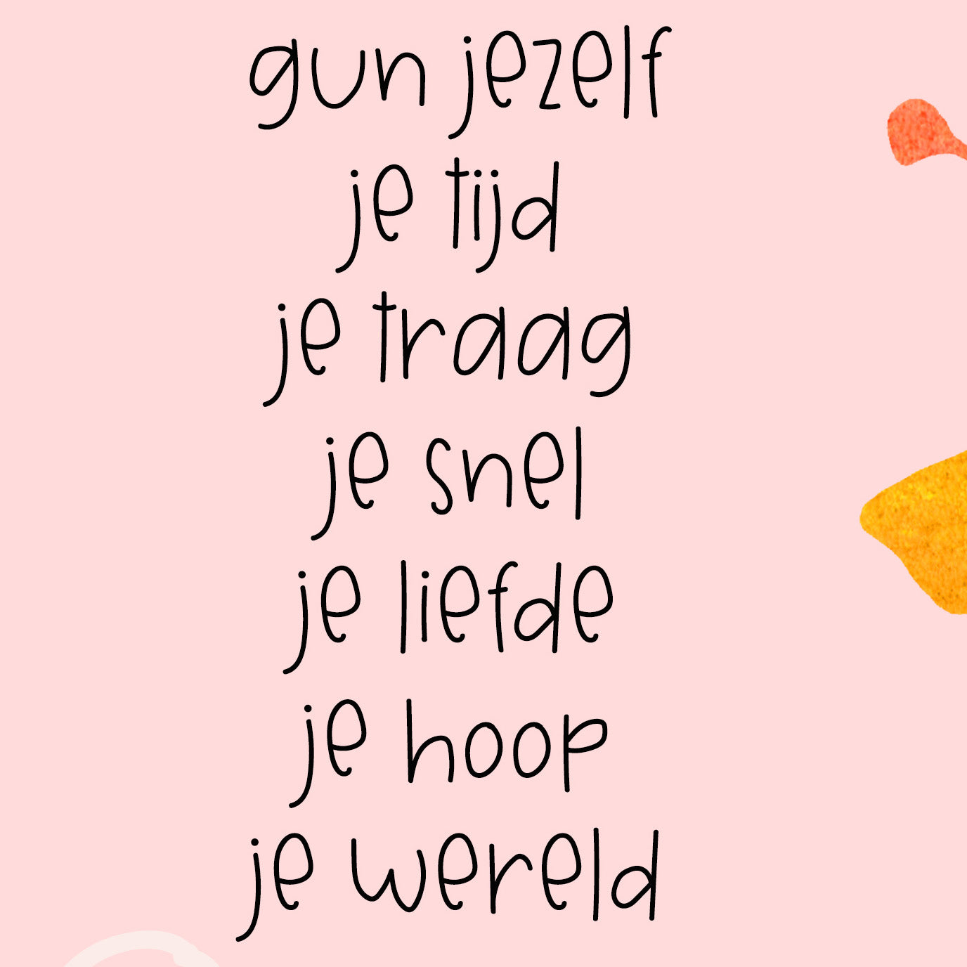 kaart gun jezelf