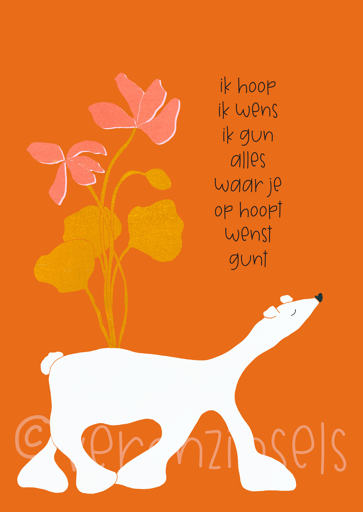 kaart hoop wens gun