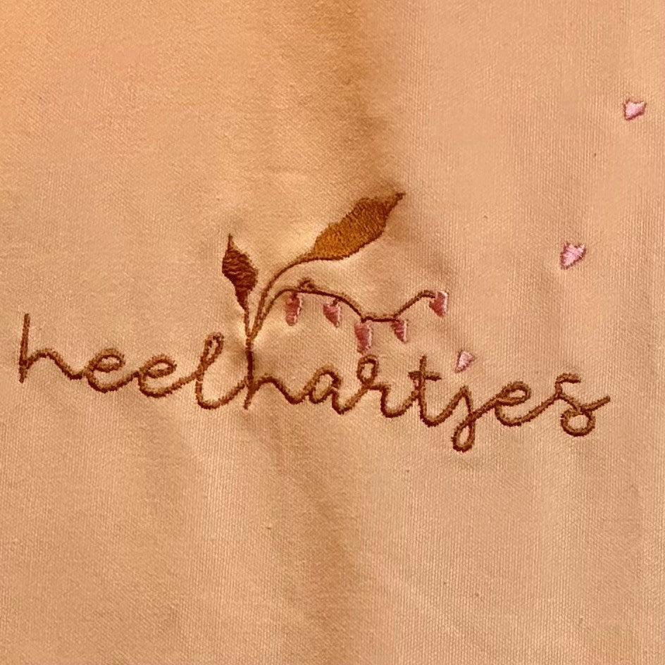 bloeitas heelhartjes