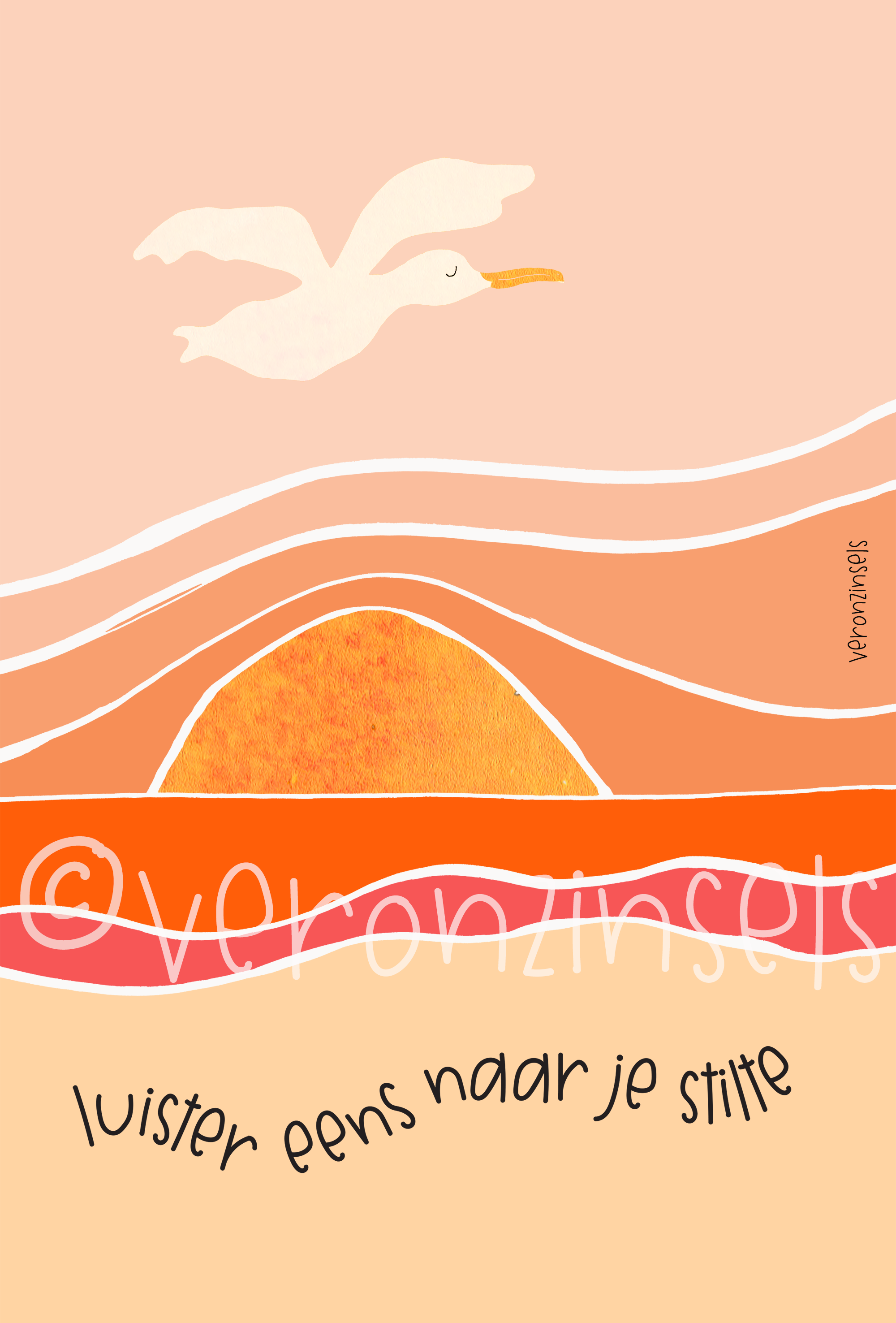 tuinposter je stilte