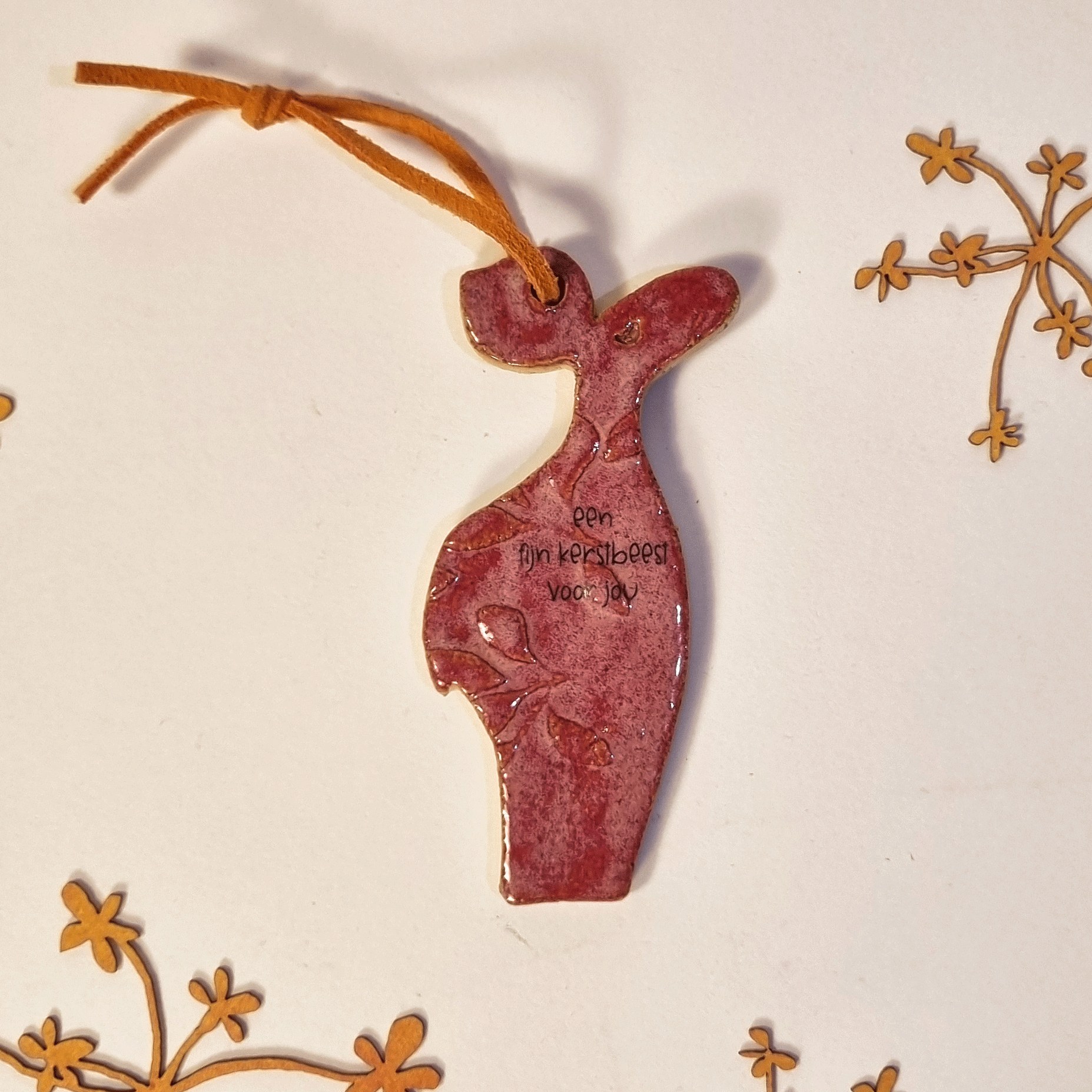 kerstbeest hanger hert