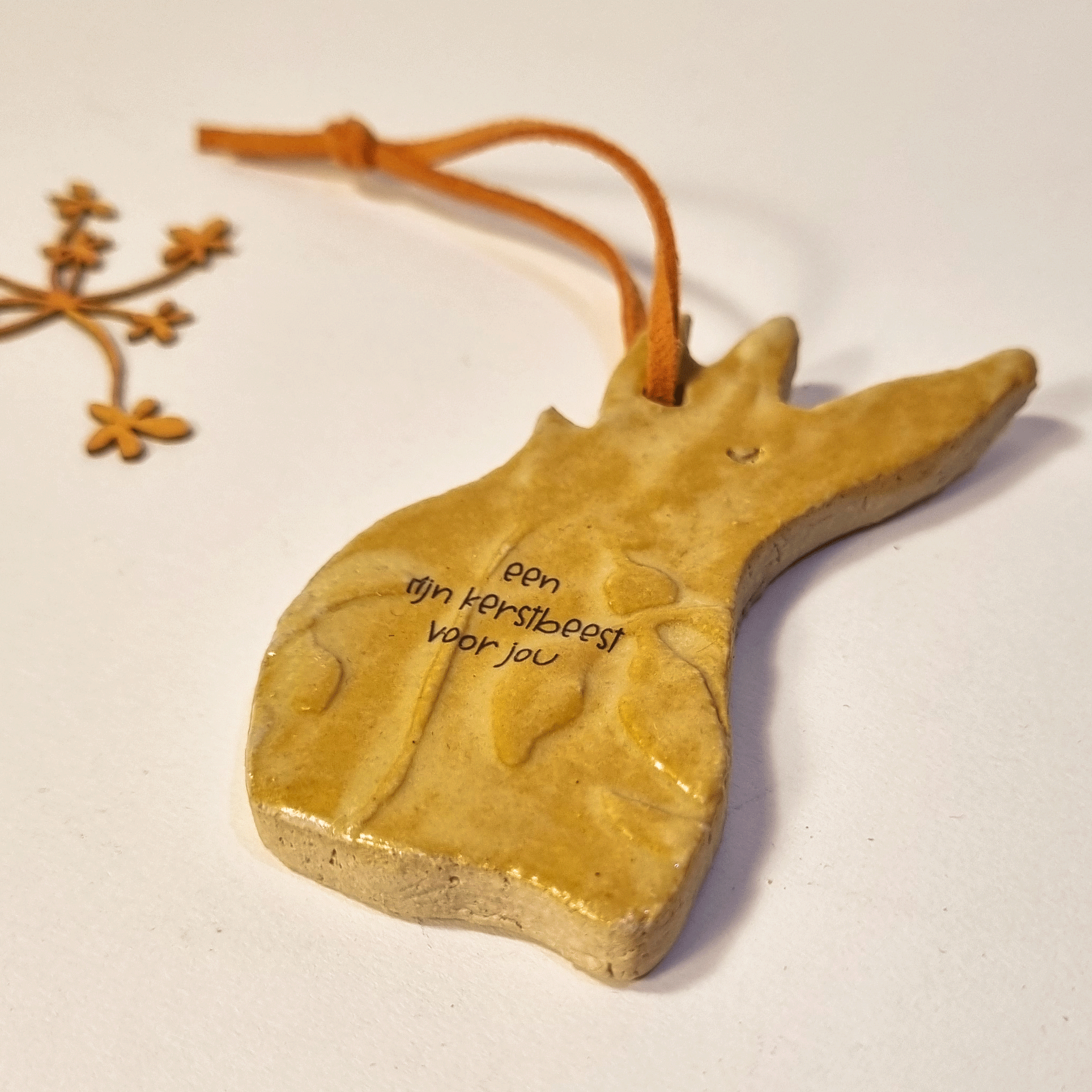 kerstbeest hanger vos