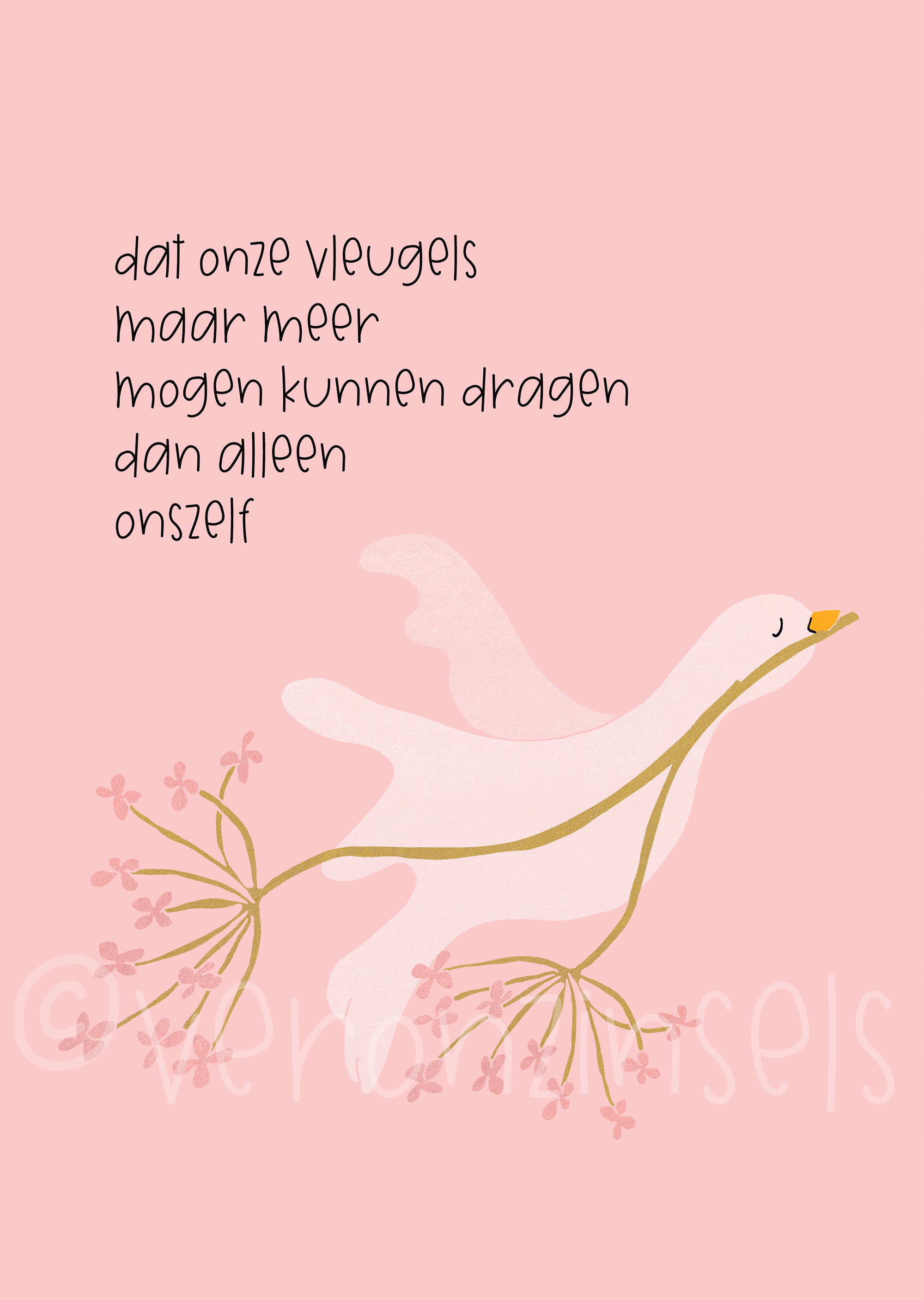 wenskaart dragen