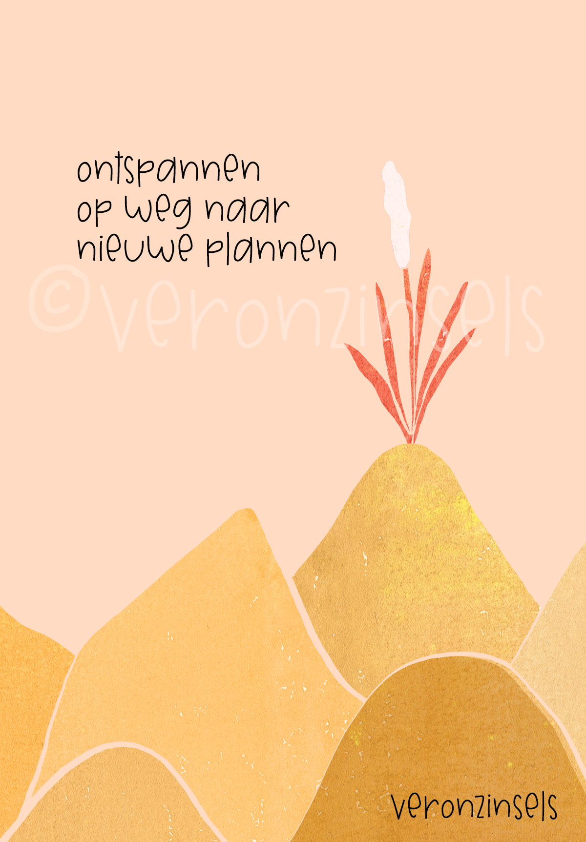 strandschatje met magneet ontspannen