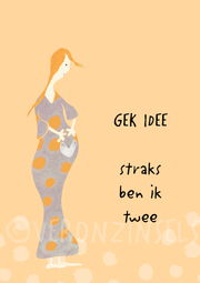 kaart gek idee