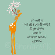 kaart groeien en bloeien