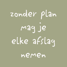 kaart zonder plan