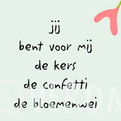 kaart confetti