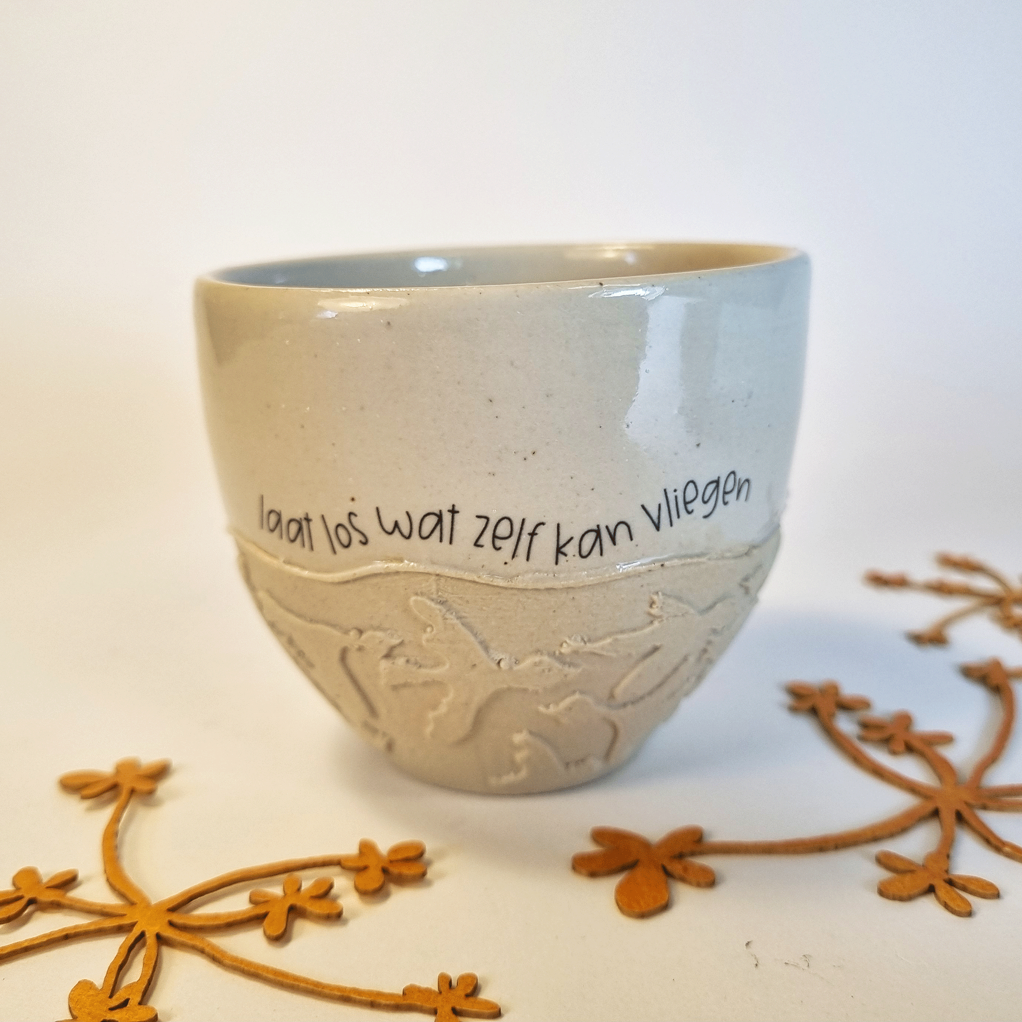 zonnige mok laat los